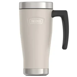 Icon Stainless Steel Vacuum Insulated Travel Mug, 16 oz., Sandstone, (THRIS1002SN4)<Thermos Outlet