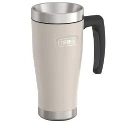 Icon Stainless Steel Vacuum Insulated Travel Mug, 16 oz., Sandstone, (THRIS1002SN4)<Thermos Outlet