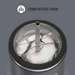 Icon Stainless Steel Vacuum Insulated, 24 oz., Granite (THRIS1112GT4)<Thermos Hot