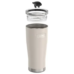 Icon Stainless Steel Vacuum Insulated Tumbler with Slide Lock, 24 oz., Sandstone (IS1122SN4)<Thermos Clearance