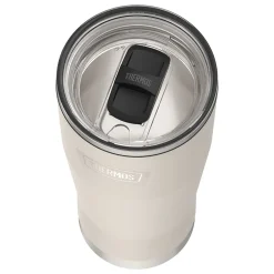 Icon Stainless Steel Vacuum Insulated Tumbler with Slide Lock, 24 oz., Sandstone (IS1122SN4)<Thermos Clearance