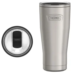 Icon Stainless Steel Vacuum Insulated, 24 oz., Matte Stainless Steel, (THRIS1122MS4)<Thermos Online