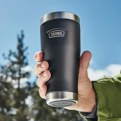 Icon Stainless Steel Vacuum Insulated Tumbler, 16 oz., Granite (IS1012GT4)<Thermos New