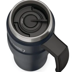 King Stainless Steel Vacuum Insulated Travel Mug, 16 oz., Midnight Blue (THRSK1000MDB4)<Thermos Sale