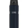 King Stainless Steel Vacuum Insulated Travel Mug, 24 oz., Midnight Blue (THRSK4000MDB4)<Thermos Online