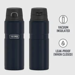 King Stainless Steel Vacuum Insulated Travel Mug, 24 oz., Midnight Blue (THRSK4000MDB4)<Thermos Online
