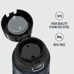 King Stainless Steel Vacuum Insulated Travel Mug, 24 oz., Midnight Blue (THRSK4000MDB4)<Thermos Online