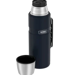 2-Liter Stainless King Vacuum-Insulated Stainless Steel Beverage Bottle, Matte Blue (SK2020MDB4)<Thermos Outlet