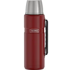 40-Ounce Stainless King Vacuum-Insulated Stainless Steel Beverage Bottle, Matte Red (SK2010MR4)<Thermos Online