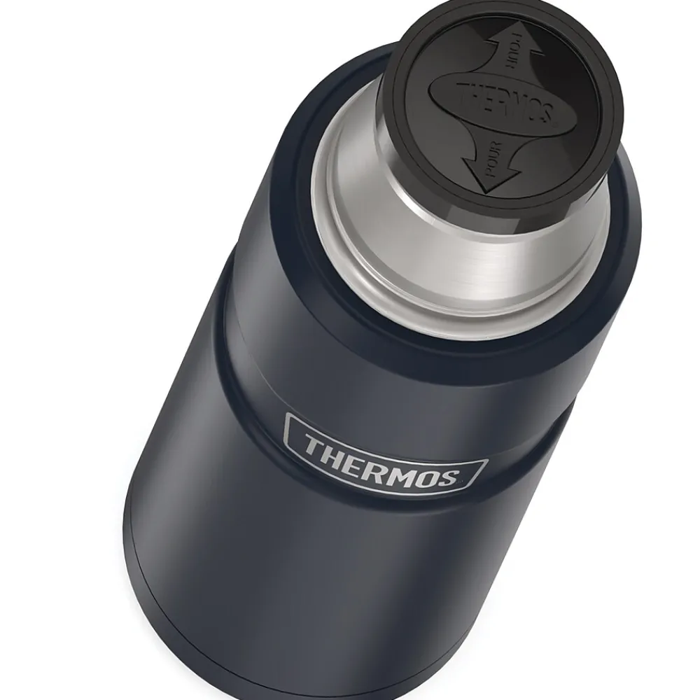 16-Ounce Stainless King Vacuum-Insulated Stainless Steel Compact Bottle, Midnight Blue (SK2000MDB4)<Thermos Hot