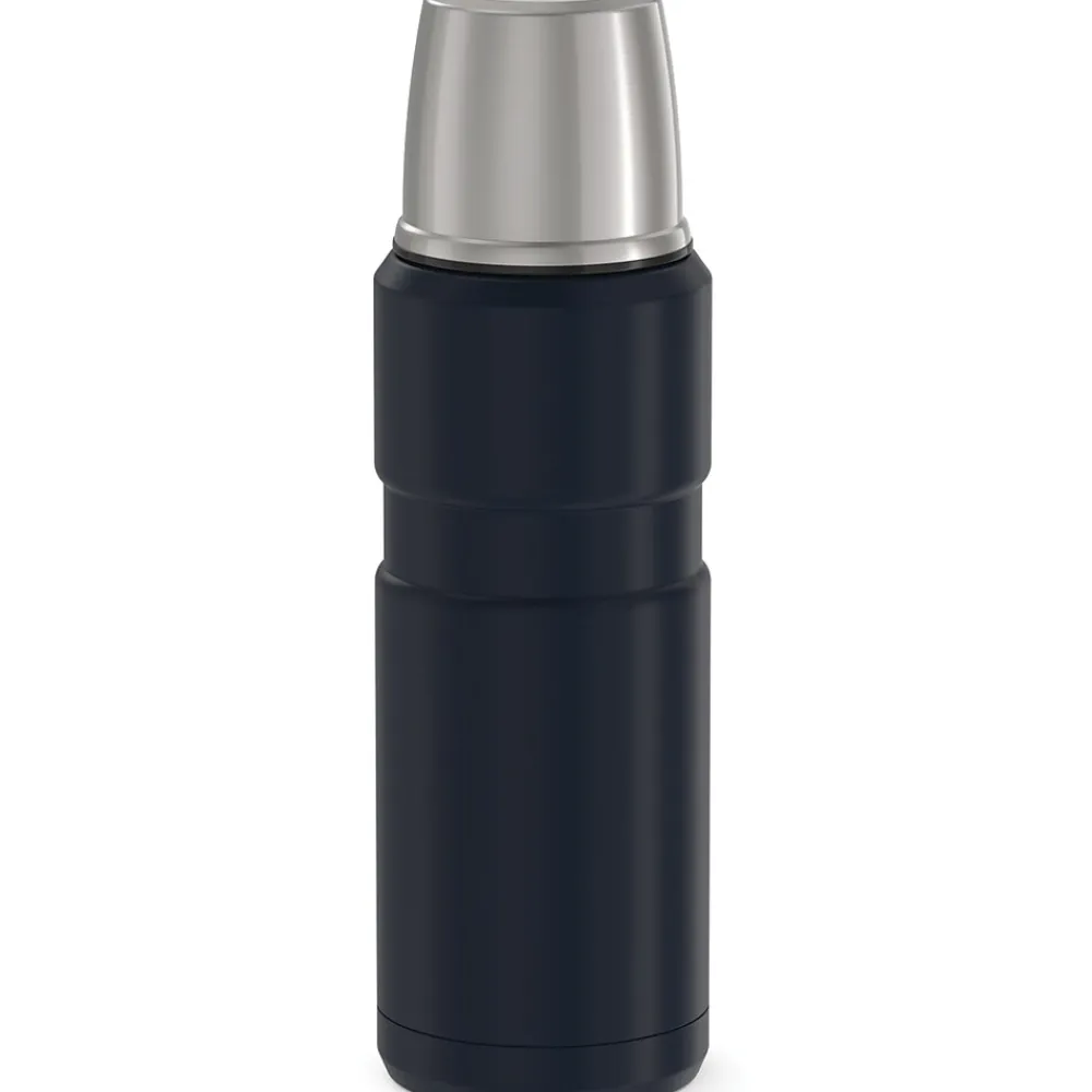 16-Ounce Stainless King Vacuum-Insulated Stainless Steel Compact Bottle, Midnight Blue (SK2000MDB4)<Thermos Hot