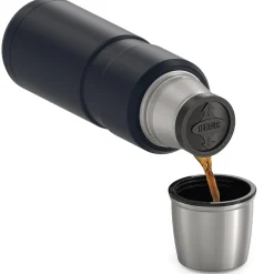 16-Ounce Stainless King Vacuum-Insulated Stainless Steel Compact Bottle, Midnight Blue (SK2000MDB4)<Thermos Hot