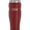 16-Ounce Stainless King Vacuum-Insulated Stainless Steel Travel Tumbler, Rustic Red (SK1005MR4)<Thermos