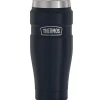 16-Ounce Stainless King Vacuum-Insulated Stainless Steel Travel Tumbler, Midnight Blue (SK1005MDB4)<Thermos Outlet