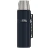 40-Ounce Stainless King Vacuum-Insulated Stainless Steel Beverage Bottle, Midnight Blue (SK2010MDB4)<Thermos Outlet