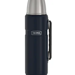 40-Ounce Stainless King Vacuum-Insulated Stainless Steel Beverage Bottle, Midnight Blue (SK2010MDB4)<Thermos Outlet