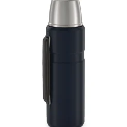40-Ounce Stainless King Vacuum-Insulated Stainless Steel Beverage Bottle, Midnight Blue (SK2010MDB4)<Thermos Outlet