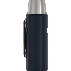 40-Ounce Stainless King Vacuum-Insulated Stainless Steel Beverage Bottle, Midnight Blue (SK2010MDB4)<Thermos Outlet