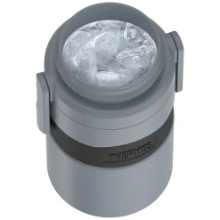 Plastic Double Wall Insulated Jug, 32 oz., Charcoal (THRTP4801CH4)<Thermos Clearance