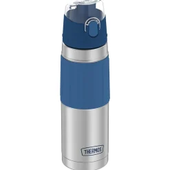 Thermos Stainless Steel Vacuum Insulated Water Bottle, 18 oz., Slate Blue (THR2465SSB6)