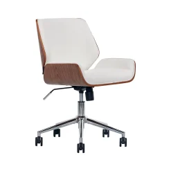 Office Chairs*Thomasville Furniture Sansovino Fabric Task Chair, White/Brown (60067)