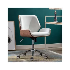 Office Chairs*Thomasville Furniture Sansovino Fabric Task Chair, White/Brown (60067)
