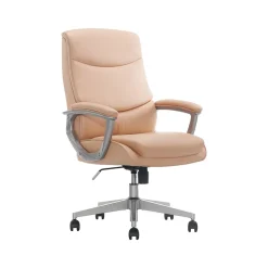 Ergonomic Chairs*Thomasville Furniture Thomasville Josephine Ergonomic Bonded Leather Swivel Manager Chair, (60071-BLSH) Blush
