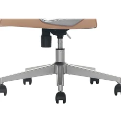 Office Chairs*Thomasville Furniture Thomasville Josephine Ergonomic Bonded Leather Swivel Manager Chair, (60071-BLSH) Blush