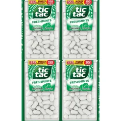 Tic Tac Freshmints, 100 Piece, 1.7 oz., 12/Box (FEU00384)