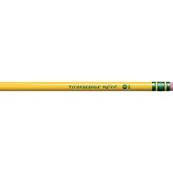Pencils|Ticonderoga Beginners Wooden Pencil, 2.2mm, #2 Soft Lead, Dozen (X13308)