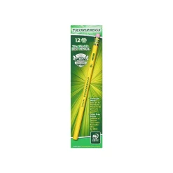Pencils|Ticonderoga Dixon Wooden Pencil, #2 Soft Lead, Dozen (13824)