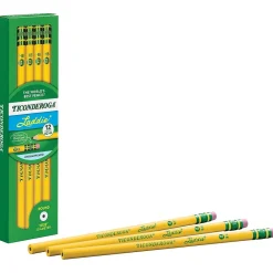 Pencils|Ticonderoga Laddie Wooden Pencil, #2 Soft Lead, Dozen (X13304X)