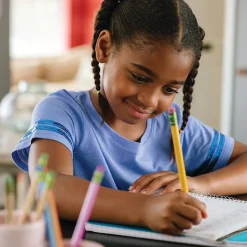 Pencils|Ticonderoga My First Pre-Sharpened Wooden Pencil, 1.3mm, #2 Medium Lead, 4/Pack (X33309X)
