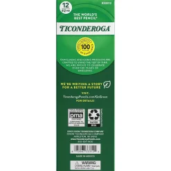 Pencils|Ticonderoga My First Pre-Sharpened Wooden Pencil, 0.7mm, #2 Medium Lead, Dozen (X33312X)