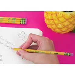 Pencils|Ticonderoga Pre-Sharpened Wooden Pencil, 2.2mm, #2 Soft Lead, Dozen (X13806X)