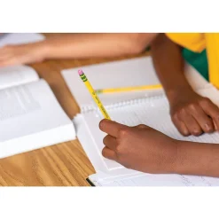 Pencils|Ticonderoga Tri-Write Wooden Pencil, 2.2mm, #2 Soft Lead, Dozen (X13856X)