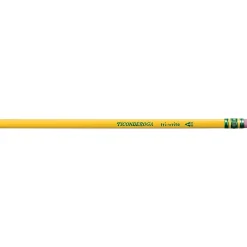 Pencils|Ticonderoga Wooden Pencil, 0.7mm, #2 Soft Lead, 8/Pack (13852)