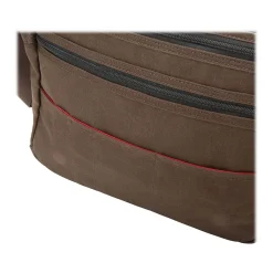 Sheridan Nylon Contemporary Messenger Bag, Dark Brown (TK-4576Z-WN DBR)<Token Clearance