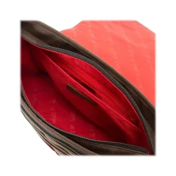 Sheridan Nylon Contemporary Messenger Bag, Dark Brown (TK-4576Z-WN DBR)<Token Clearance