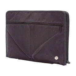 Woodlawn Nylon Padfolio with Zipper Closure, Navy (TK-155-WN NVY)<Token Clearance