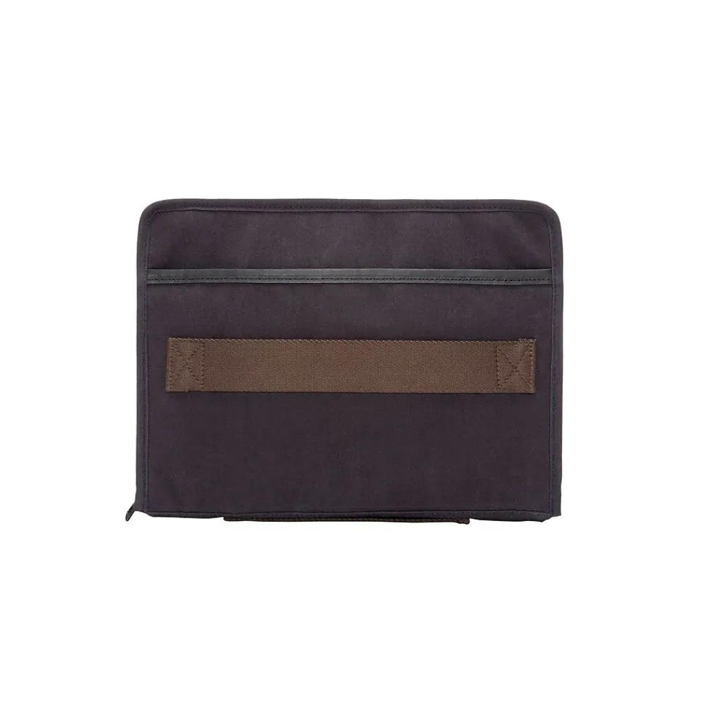 Woodlawn Nylon Padfolio with Zipper Closure, Navy (TK-155-WN NVY)<Token Clearance