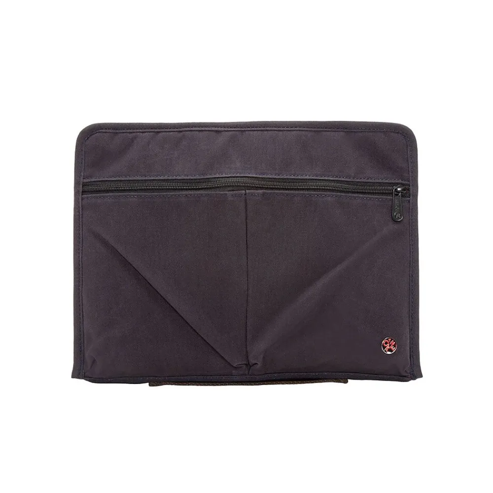 Woodlawn Nylon Padfolio with Zipper Closure, Navy (TK-155-WN NVY)<Token Clearance