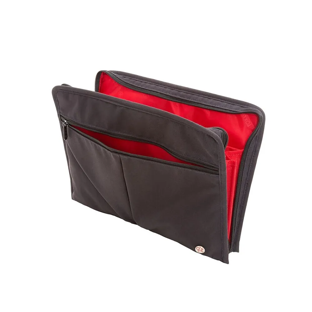 Woodlawn Nylon Padfolio with Zipper Closure, Navy (TK-155-WN NVY)<Token Clearance