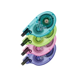 Correction & White-Out|Tombow MONO Retro Correction Tape, White, 4/Pack (68679)