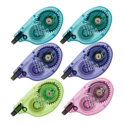 Correction & White-Out|Tombow MONO Retro Correction Tape, White, 6/Pack (68670)