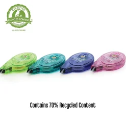 Correction & White-Out|Tombow MONO Retro Correction Tape, White, 6/Pack (68670)