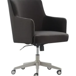 Office Chairs*Tommy Hilfiger Belmont Ergonomic Twill Swivel Executive Chair, Gray (CHR10061B)