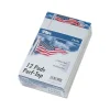 Notepads|TOPS American Pride Notepads, 5" x 8", Narrow Ruled, White, 50 Sheets/Pad, 12 Pads/Pack (TOP 75101)