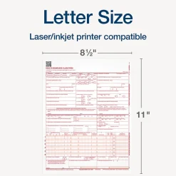 Medical Forms*TOPS CMS-1500 Health Insurance Claims, 500/Pack (TOP 50126RV)