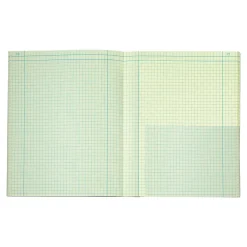 Notebooks|TOPS Computation Notebooks, 9.5" x 11.75", Quad, 75 Sheets, Red (35126)